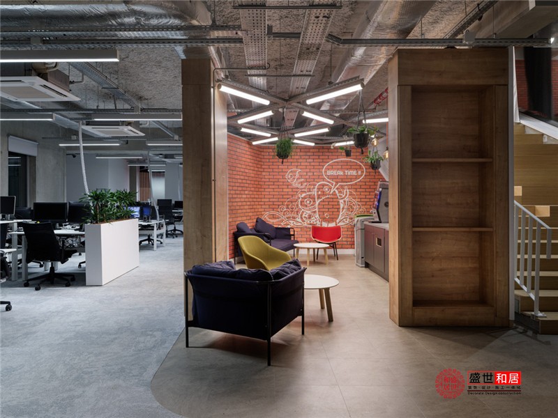工業風辦公室裝修效果圖 工業風辦公室裝修效果圖
